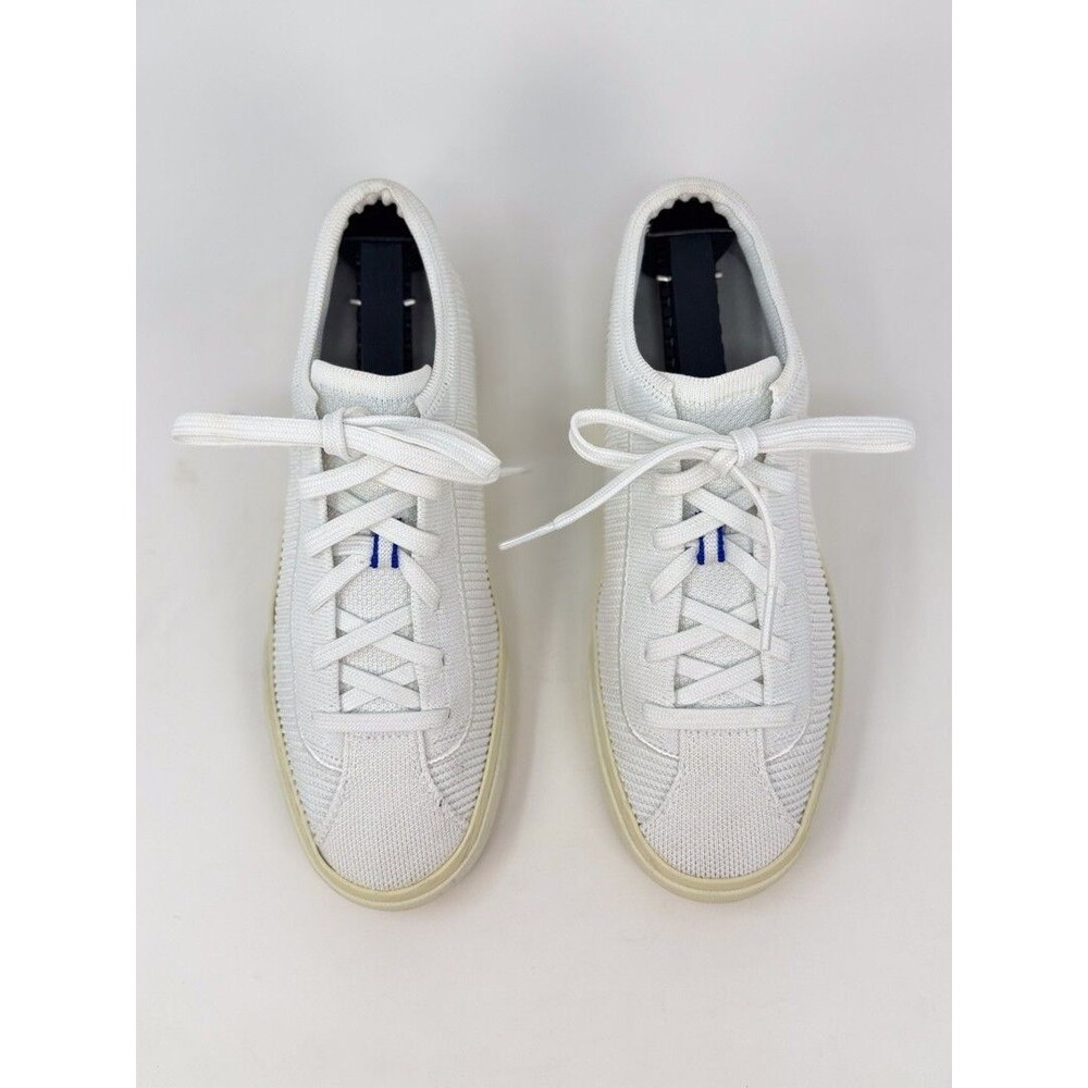 Rothys Womens Shoes White The Lace Up Low Top Sneakers Comfort Classic US 7 - Picture 2 of 10
